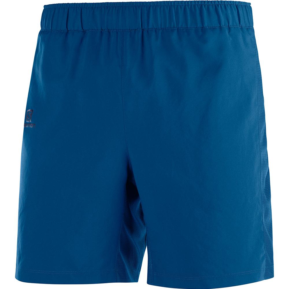 SALOMON AGILE 7" M Philippines - Men's Shorts - Blue | 948502-IWY